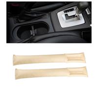 zjxwnb 2 Stück Autositz Lückenfüller für BMW 5er E60 2003-2010, Sitzspaltfüller Auto-Sitzritzen Auslaufsicherem Verhindert Herunterfallen,Beige