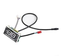 ZMdooreasy Für Ninebot für zt3 Elektroroller Drahtloses Armaturenbrett-Display, digitaler Tacho mit KM/H für mph Schalter, verschleißfeste ABS-Instrumentententafel mit 45,5 cm Kabel, schwarzer Roller