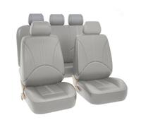 ZNQRY 9 Stück Universal Auto Schonbezüge für Mercedes-Benz C-Class Sedan C180 C200 C220d C300 C300d Komplettset Autositzbezüge Sitzschoner Vordersitze Rücksitze Auto Sitzbezug,GreyA