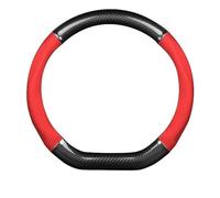 Auto Lenkradbezug für Mercedes Benz C Klasse C180 C200 C220d C300 C300d C400 C43/C63/C63S rutschfest Lenkradschutz Lenkradhülle Lenkrad Wrap Protector Lenkradbezüge,Red-D Type