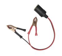 ZnttUu Verlängerungskabel Steckdose, Auto Zigarettenanzünder Buchse, Adapter auf Batterie, Krokodilklemmen Klemmenkabel, Krokodilklemmen Kabel