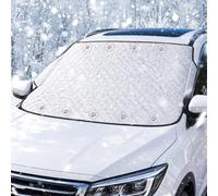 ZOCONE Auto Frontscheibenabdeckung Winter SUV mit 6*Magnet 157 * 126cm | Große Scheibenabdeckung Auto Winter Windschutzscheibenabdeckung Magnet, Frostsicher, UV-BestäNdig und Staubdicht
