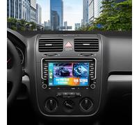 Zomolither 8 Kerne 6+128GB Android 15 Autoradio für VW Golf 5 6 Polo Passat Seat Touran Skoda Tiguan mit 7'' HD-Bildschirm Carplay Android Auto GPS Navi WiFi EQ DSP FM/RDS SWC AHD Kamer MIC
