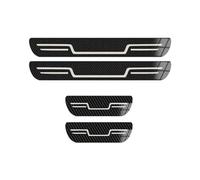 ZRVXTISX 4 Stück Auto Edelstahl Einstiegsleisten Schutz Für Skoda Fabia 2015-2025, Schwelle Türschwellenschutz Außentürschwellenschutz Kratzschutz Zubehör,B