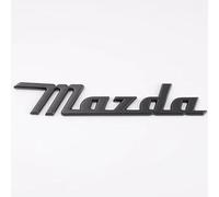 ZTLQ Auto Logo Emblem Badge für Mazda MX-5 NC NB NA, Frontklappe Kofferraum Heckklappen Logo Aufkleber Abzeichen-Zubehör Dekoratives Metal Auto Styling,Black