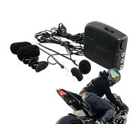 Zuasdvnk Zubehör für Gegensprechanlage, Zubehör für Motorradhelm, Kommunikation, Clip, Fahrrad-Audio, komplettes Zubehör für 2 Radfahrer