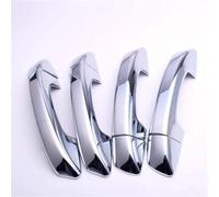 Zubehör für Türgriffabdeckungen außen am Auto Für VW Für Golf 6 MK6 2009-2013 Zierleiste Seitliche Türgriffe In Carbonfaser-Chrom-Optik(Silber)