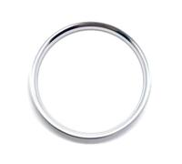 Zubehör Interieur Kompatibel Mit VW Für Passat B8 Für CC 2016 2017 2018 2019 2020 2021 Auto-Armaturenbrett-Center-Uhr-Dekorationsaufkleber(Silver)