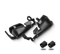 Zubehör Motorrad-Handschutz-Windschutz Für Aprilia Für TUAREG660 Für Tuareg 660 Lenker-Windschutz-Handschutzverlängerung Motorrad Handschutzschild Windschutzscheibe(Schwarz)