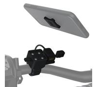 Oxford Handyhalter Lenkerhalterung mit USB Anschluss zur Montage am Lenker (