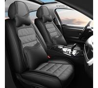 ZuDoxx Autositzbezüge Universal passend für Skoda Kamiq Superba Superba 2 Superba 3 Superba 3V Yeti Octavia 5E Tuning Vorne Hinten Komplettset für 5 Sitze Schonbezüge