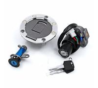 Zündanlassschalter Kompatibel Mit Yamaha Für TZR250 1KT 1987-1989 Motorrad-Zündschloss Tankdeckel Und Sitzschloss-Set