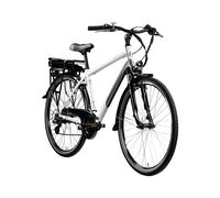 Zündapp E-Bike Trekkingrad »Z802 700c«, 28 Zoll, Herren (Herren, Weiß/Grau)