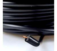 Zündkabel Meterware Schwarz 7mm 1mm² Kupferleitung Auto KFZ Zündleitung Oldtimer