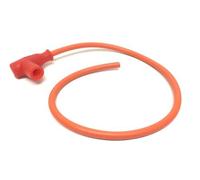 Zündkabel mit 90° Zündkerzenstecker - Universal 2-Takt, passend für Roller, Scooter, Mofa & Moped, 50cm hochwertiges Kabel inkl. Gummi-Stecker