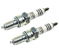 Zündkerze Set 2 Stück NGK Iridium CR8EHIX-9 für Daelim Damien Otello Honda SH