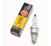 Zündkerzen Set NGK 2x BUR5ET V-Line entstört 19mm Langgewinde Ø 14mm 2470 3377