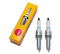 Zündkerzen Set NGK 2x LMAR8A-9 entstört 26,5mm Langgewinde Ø 10mm, 4313