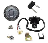 Zündschalter Schlüsselschalter Motorrad Zündschloss Für Yamaha Für YZF R1 2002-2003 2007-2022 Für R6 2004 2006-2022 Für FJR1300 2001-2022 Für FZ6(Black1)