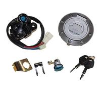 Zündschalter Schlüsselschalter Motorrad Zündschloss Kraftstoff Tankdeckel Abdeckung Schlüssel Schloss Set Mit Kit Für Yamaha Für YZF R1 R6 1992-2012