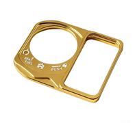 Zündschloss Abdeckung für aluminium für pcx 160 Motorrad Zündschutz für alu Legierung Silber Dekorative Lock Cap für Roller Blau Verschleißfeste Zylinderabdeckung Gold Schnell Montage Elektrik (Gold)