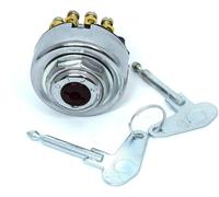 Zündschloss mit 2 Schlüsseln, 8-polig, universell für PKW-Traktor, Anhänger, Bagger