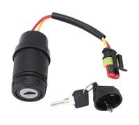 Zündschloss mit Schlüssel, Edelstahl-Zündschlossschloss für Traktor-Gabelstapler-Technikfahrzeug