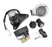 Zündschloss Mit Schlüssel Kompatibel Mit Yamaha Für XV125 Für VIRAGO 125 1997-2000 Zündschalter Kraftstofftankdeckel Sitzschloss Mit Schlüssel-Set