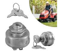 Zündschloss Traktor Motor Startschalter Universal: Nizirioo 12V Zündungs-Starterschalter-Schlüssel 5-Polig mit 2 Schlüsseln, Zündanlassschalter für Rasenmäher Traktor