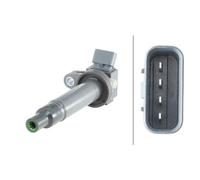 HELLA 5DA 358 057-121 Zündspule - 12V - 4-polig - Kerzenschachtzündspule - geschraubt