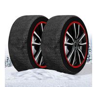 Zugelassene Schneeketten, Modell Super, +50% Widerstand +50% Lebensdauer, für Elektroautos, SUVs, 4x4, Wohnmobile, Wohnwagen und Nutzfahrzeuge (XXL)