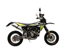 Auspuff zugelassen mit GPR Anschluss Deeptone Inox kompatibel mit Fantic Motor XMF 125 2021/2022 E5