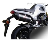 Zugelassener Auspuff GPR Furore Schwarz Msx - Grom 125 2018/2020 e4
