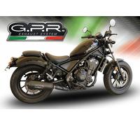 GPR-Auspuff zugelassen mattschwarz Ghisa Honda CMX300 Rebel 2017-2020