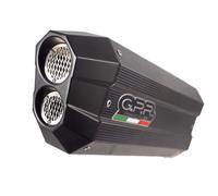 GPR Auspuff zugelassen satinierter Stahl Sonic Poppy BMW R1200R LC 2017-2019