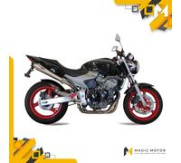 MIVV X-Cone Auspuff silber H.020.KC3 für CB 600 Hornet 2003- Endschalldämpfer silber Edelstahl