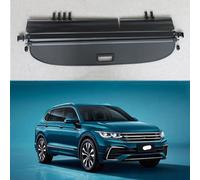 ZUMAHA Auto Einziehbarer Laderaumabdeckung Kofferraum Cargo Cover für Volkswagen VW Tiguan 2017 2018 2019 2020 2021 2022 2023 2024 Kofferraumabdeckung Rollo Schutz Innere Zubehör