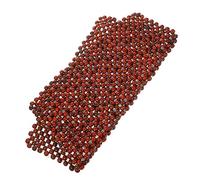 ZUNOXAZ Auto Sitzauflage aus Holzperlen Atmungsaktives Sommer Sitzkissen für Pkw Komfortable und Leicht zu Montierende Polsterung für Entspanntes Fahren Massageeffekt zur Reduzierung von