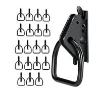 Zurrgurte für E-Schiene | 20 Stück Zubehör für schwere Lastwagen - Metallbeschläge für Motorradanhänger - für Fahrradsport