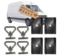 Zurrösen Schienen Abdeckungen passend für Mercedes Benz Vito V-Klasse W447 | Viano W639 Ladungssicherung Ösen Befestigungsset Zubehör Camping Ausbau
