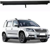 ZWBC Ausziehbar Kofferraumabdeckung Rollo für Skoda Yeti 2014-2021,Kofferraum Abdeckung Ablagen Kofferraum Schutz Abdeckung Auto Styling zubehöR