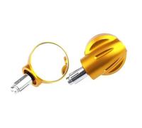 ZWBHNB Drehbarer Motorrad-Rückspiegel Für CFMOTO 250SR 300SR 450SR, Einstellbarer Toter-Winkel-Weitwinkel-Konvexspiegel Konvexspiegel(Gold)