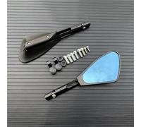 ZWBHNB Motorrad-Rückspiegel Für K1300 K1200 F800 F650 G650 Lenkerhalterung Konvexer Rückspiegel Umkehrspiegel Konvexspiegel(Schwarz)