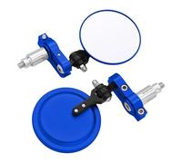 ZWBHNB Motorrad Rückspiegel Seite Spiegel Für Suzuki GSR 750 600 400 GSX-R GSXR 125 150 250 600 750 1000 Lenker Ende Spiegel Konvexspiegel(BLAU)