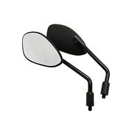 ZWBHNB Motorrad-Seitenrückspiegel Für Ducati Monster 696 797 821 Hypermotard 950, 360 ° Drehbarer Lenkerrückspiegel Konvexspiegel(Schwarz)