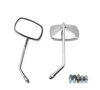 ZWBHNB Motorrad-Seitenspiegel 8/10 Mm Für Suzuki GSR 600 GSR750 SV650 SV400 V-Strom 650 V-Strom 1050 Bandit 650 1250s Konvexspiegel(Chrom)