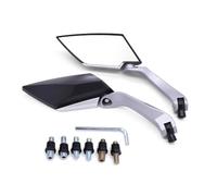 ZWBHNB Motorrad-Seitenspiegel Für Yamaha FZ 1 09 6 FZR 400 FZ1 FZ6, Für Fazer XSR 700 900 TDM 900, Rückspiegel Konvexspiegel