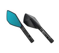 ZWBHNB Motorradspiegel, 8 Mm, 10 MM, Rückspiegel, Zubehör Für Yamaha MT09/MT07, Sichtfelderweiterung, Reflektorspiegel Konvexspiegel(Schwarz)