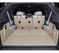ZYCHUANGYING für BMW X7 2+3+2 Sitzer Kofferraummatte Laderaumabdeckung Hunde-Fußmatte Kofferraumwanne Vollständige Abdeckung Leder 3D Laser Gemessen (Kofferraummatte+2. Reihen Rückenlehnenmatte+3