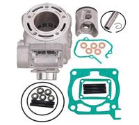 Zylinder Kit Motorrad Motorradzubehör Zylinderblock + Kolben + Ringe + Kopf Kompletter Dichtungssatz 54 mm (Zylinderdurchmesser) Passend für YZ125 2006-2022(Cylinder Kit)